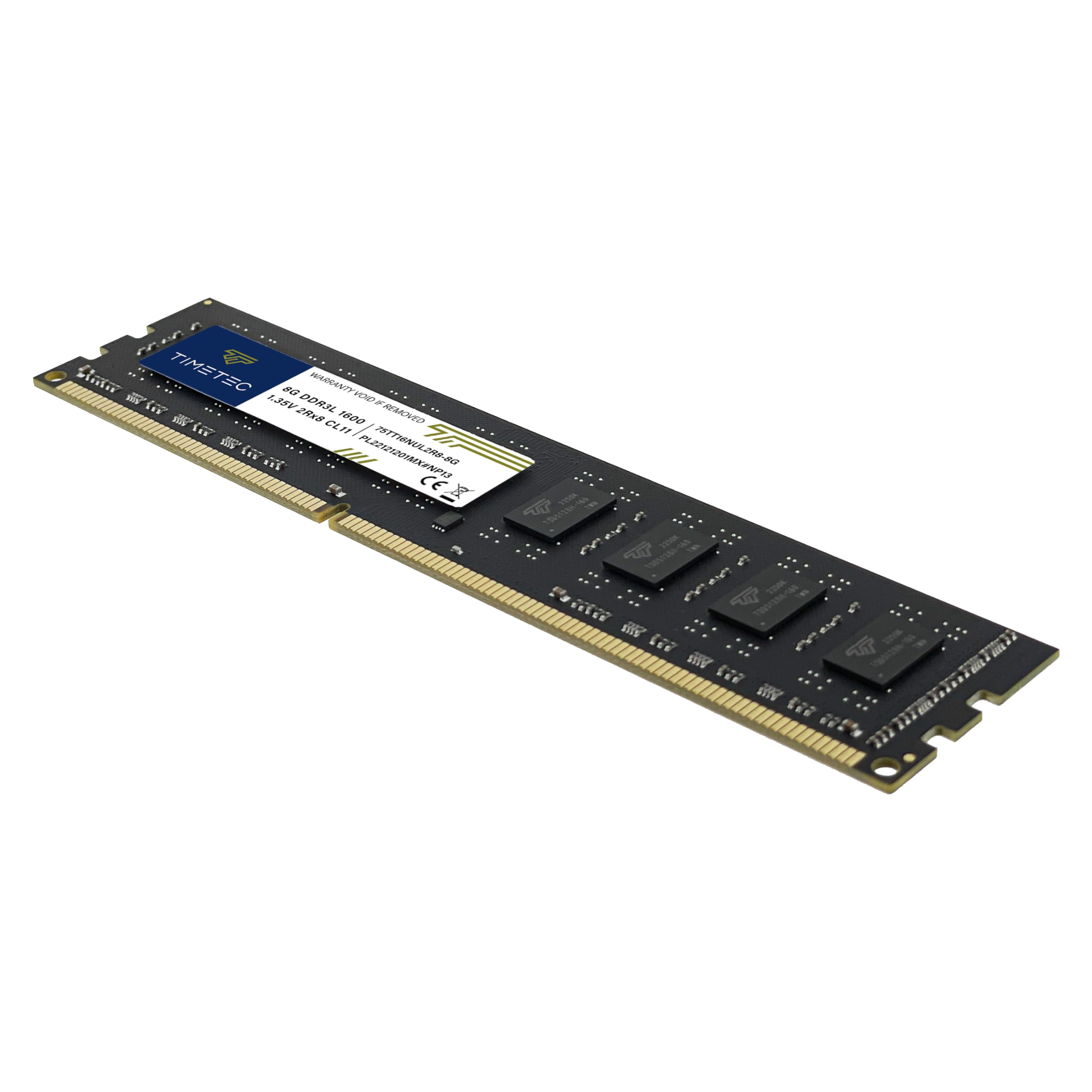 TIMETEC 8GB×8 64GB DDR3L Non-ECC UDIMM Timetec 64GB (8x8GB) DDR3L / DDR3 1600MHz (DDR3L-1600) PC3L-12800